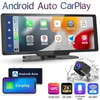 Carplay & Android Auto Car DVR Black Box 10.26 Inch Car Screen Dash Cam Camera Night Vision Video Recorder car assecories