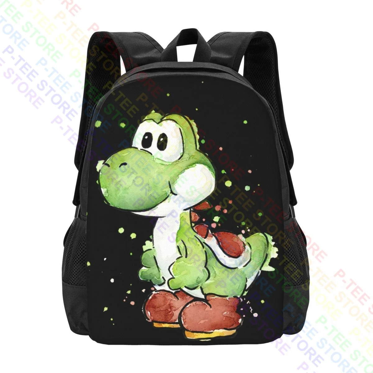 Yoshi WatercolorBackpack Large Capacity Bookbag Bags For Travel