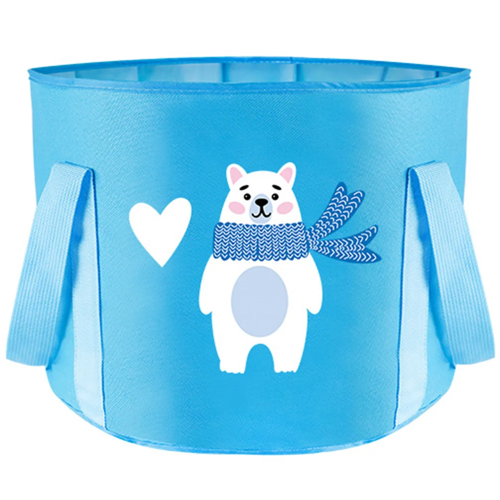 

Collapsible Water Bucket For Camping Foldable Foot Soaking Bucket Portable Washing Basin Outdoor Travel Emergency Fishing Large