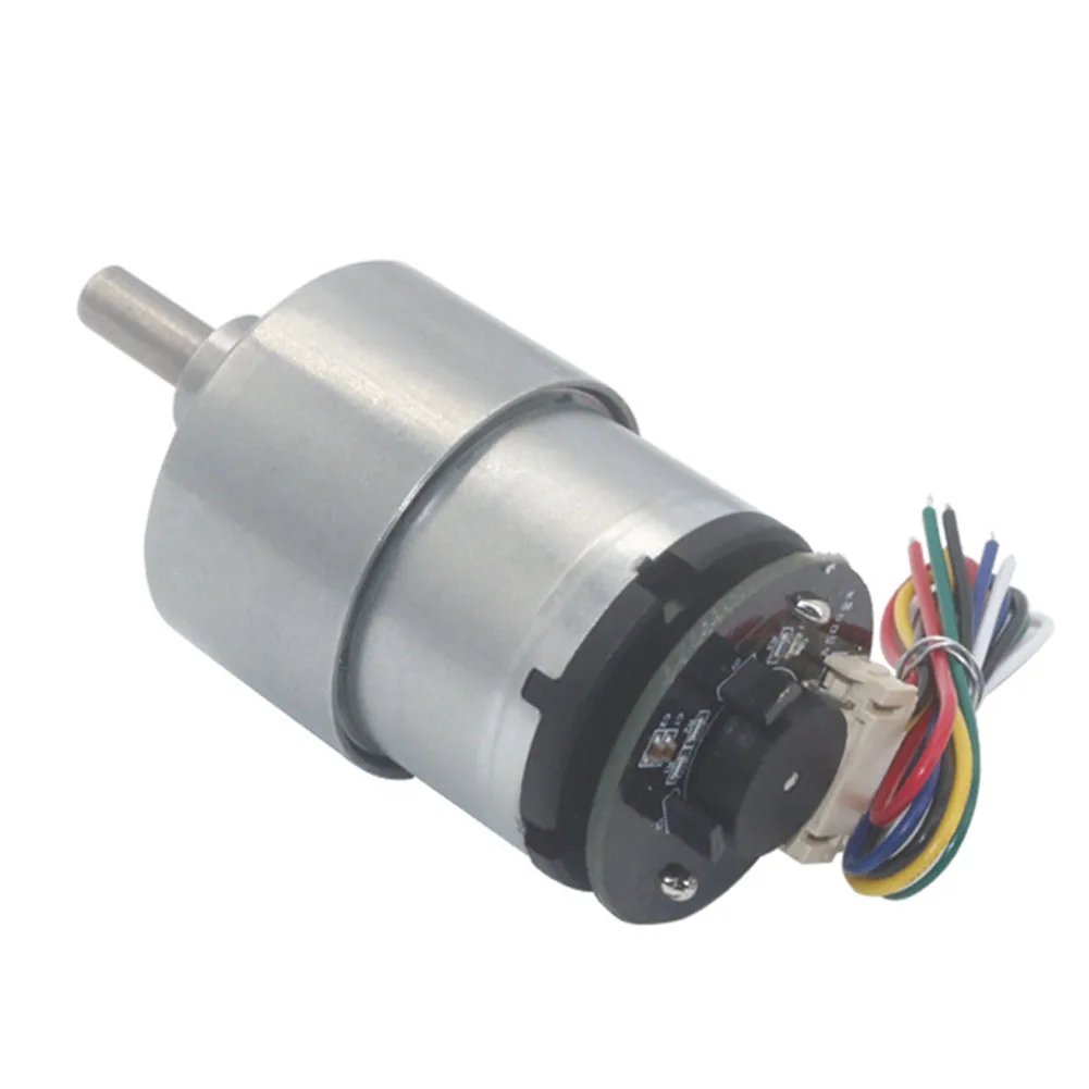 Untuk Proyek DIY Motor DC12V Motor Roda Gigi Tugas Berat Masa Pakai Berkepanjangan Penyesuaian Kecepatan Konstruksi Kuat