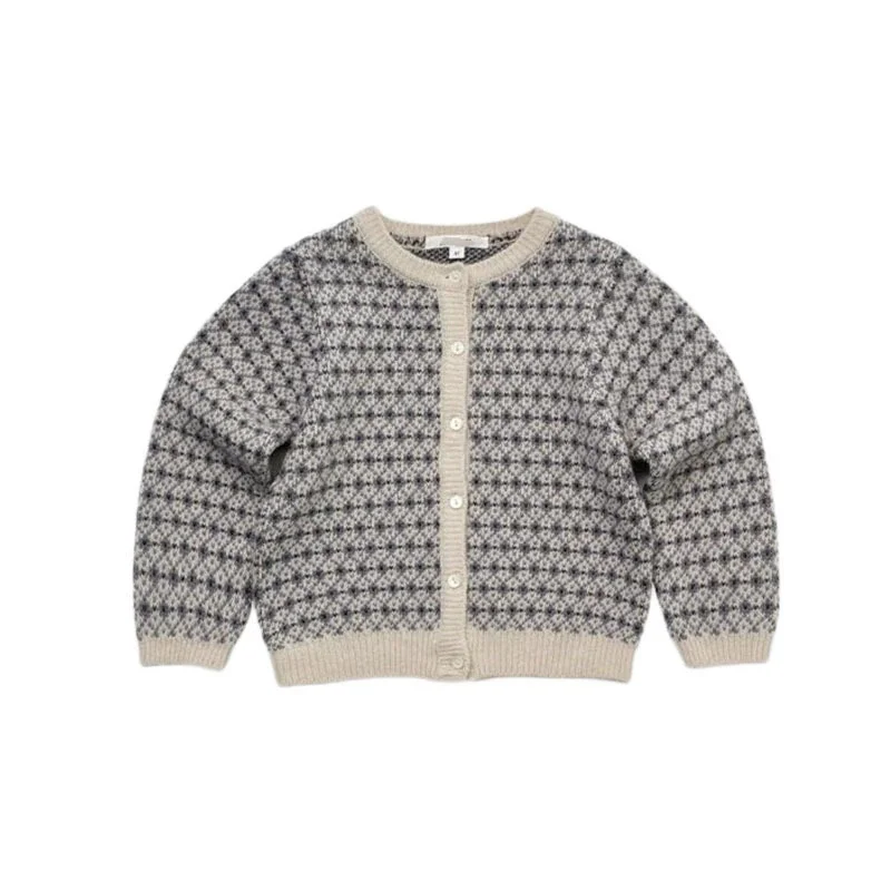 Kids Clothes Girls Knitted Sweaters 2026 Autumn Winter Flower  Brand Knit Hat Cardigan Baby Jacket Children Outwear Christmas