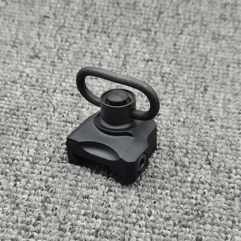 

Metal Quick Release Buckle Sling Adapter Ring QD Swivel Mount Push Button 20mm Weaver Rail or Picatinny Rail Mounted