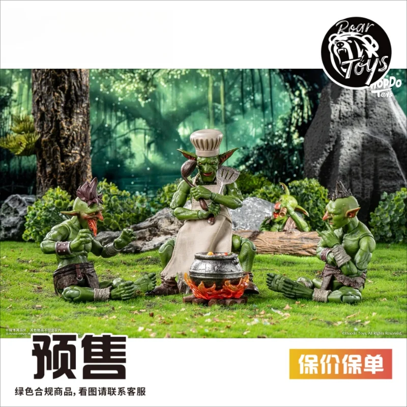 Hopdo Toys 1/12 Scale Mohawk Pirate Goblin & Head Chef Goblin HopDo Toys Mohawk Goblin Action Figure New product pre-sale