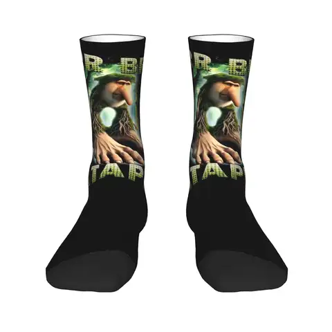 Calze divertenti da donna Brr Brr Patapim Divertenti calzini italiani Brainrot per uomo Calzini elasticizzati con grafica invernale