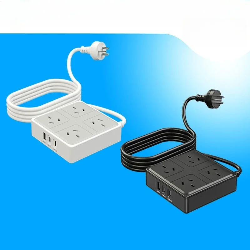 DurableSocket Smart Power Strip Household Plug-in Board Multi-port USB Socket Multi-specification Available