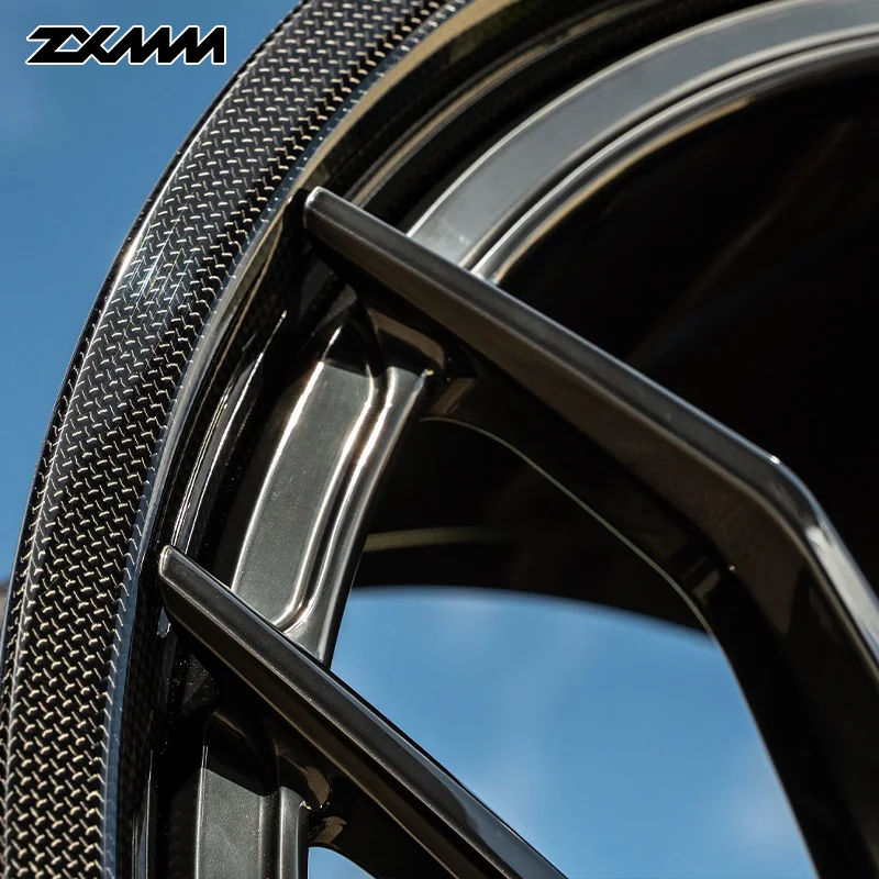

Wrapped Carbon Fiber Lips Aluminum Forged 2-pieces 5x114.3 5x120 6x139.7 5x127 Rims 16-24Inch Car Wheels for Bmw Audi RR