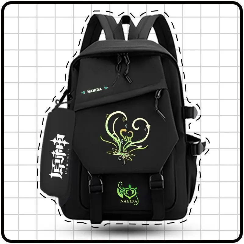 Genshin Impact Collaboration Merchandise Cartoon Backpack For Elementary And Middle School Boys, Large Capacity 2024 New ANI