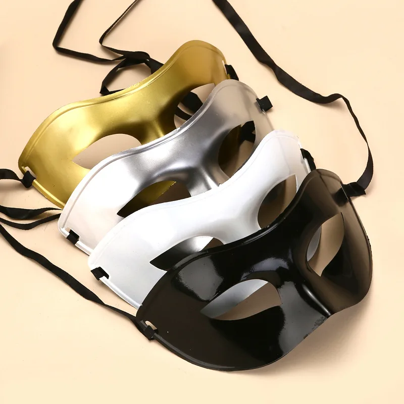16pcs Men's Masquerade Mask Half Face Mask Ball Proms Halloween Ball Mask Face Eyes Masks Mardi Gras Party Costume Cosplay Sets