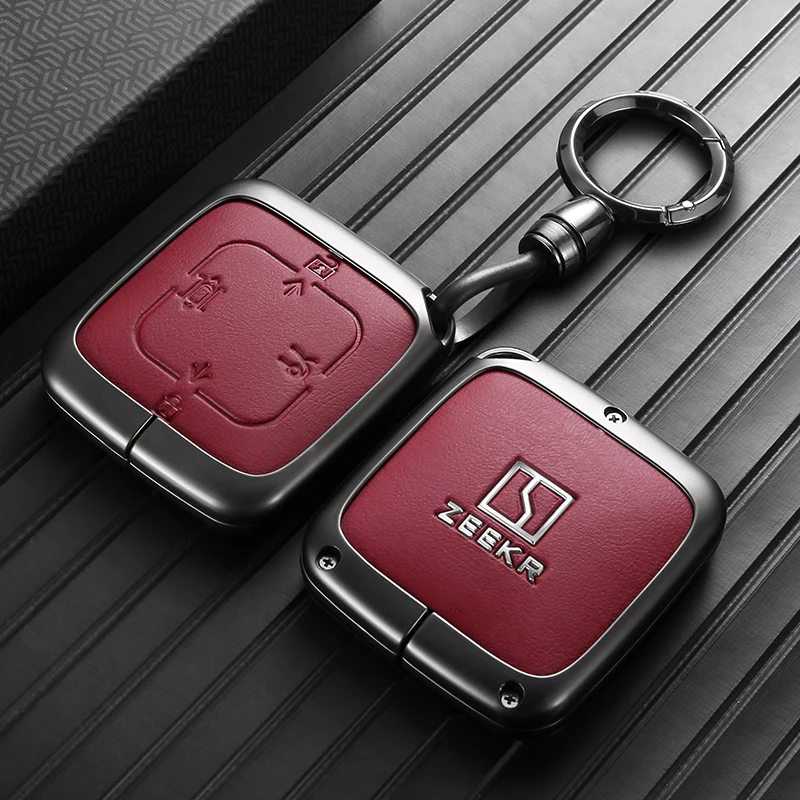 Car Key Cover For ZEEKR 7X 7GT 001 X Premium Zinc Alloy Full Cover Durable Anti Scratch Anti Drop Universal 007 Car Accessories