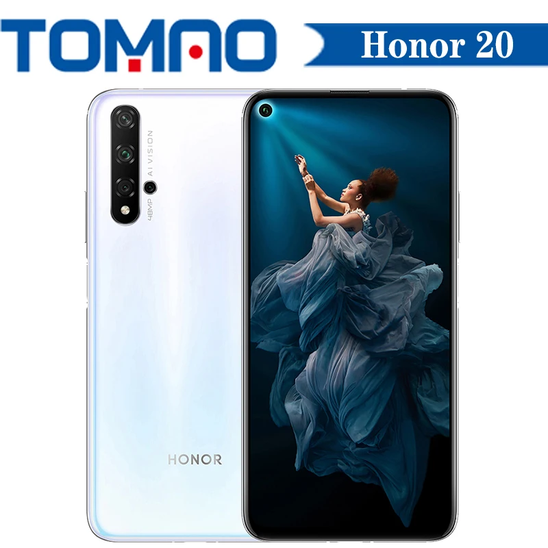 هاتف ذكي Honor 20 هاتف 6.26 "HiSilicon Kirin 980 8GB RAM 128GB 256GB ROM 48MP كاميرا خلفية رباعية أندرويد 10 متعدد اللغات #4