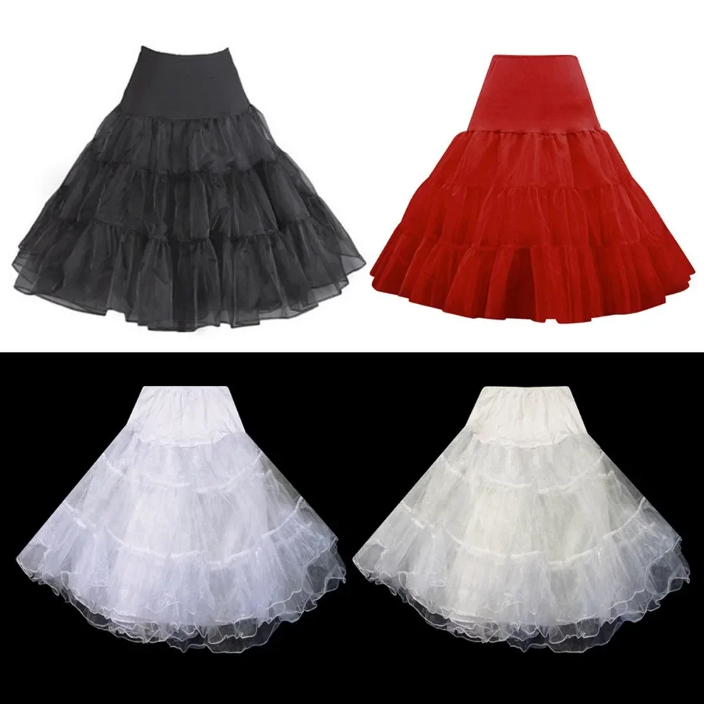 

26" Retro Swing 50s 80s Tutu Underskirt Petticoat Wedding Rockabilly Dress Formal Occasion Bridal Accessories Slips Petticoat