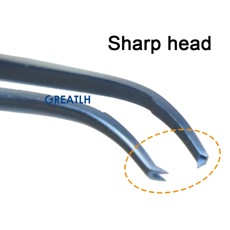 1pcs Titanium Alloy Fixed Forceps Helveston Fixation Ophthalmic Instrument Autoclavable