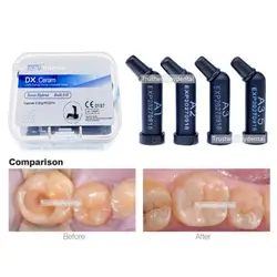 Dental Unidose Capsules Composite Resin Light Cure Capsule Vita Shade 0.3g/Pcs A1/A2/A3/A3.5 Restoration Cavities