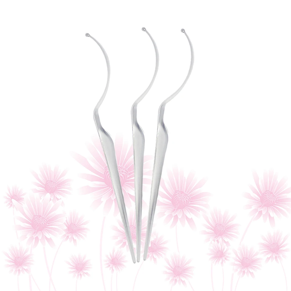 Herramienta de Ayuda para la Colocación de Pestañas, 3 Piezas, Exhibidor Transparente para Pestañas Postizas, Forma Personalizable, Accesorio de Maquillaje de Larga Duración