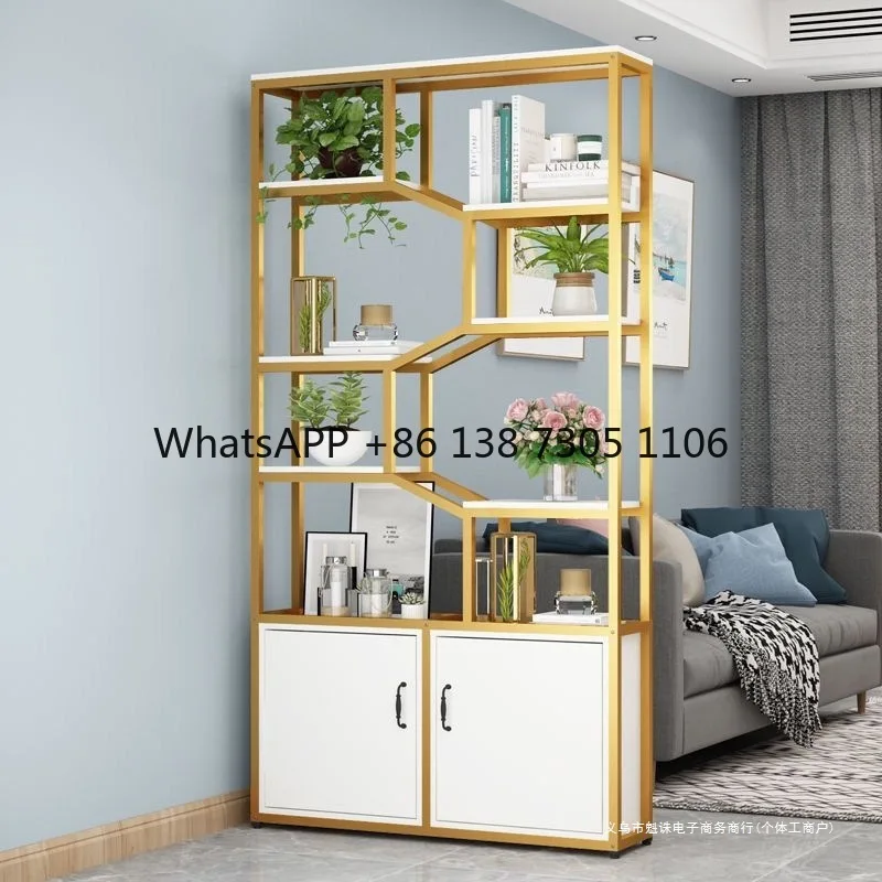 

Storage Office Partition Screen Barber Shop Display Cosmetics Products Bogu Rack Display Rack