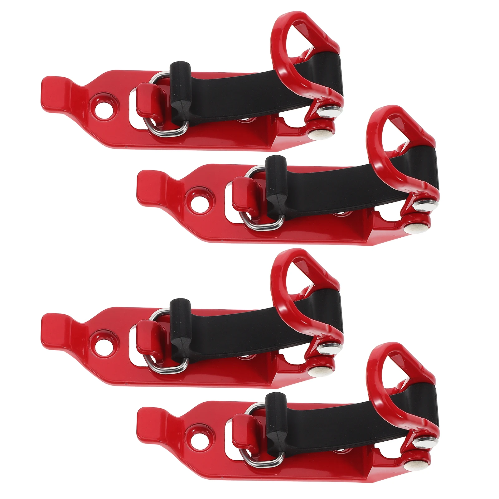 

4pcs Firefighting Gear Zinc Alloy Shovel Holder Roof Rack Mounting Brackets Heavy Duty Clamp Kits For Truck Car Wall Mount