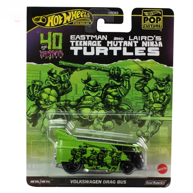 Official Hot Wheels Premium Car Pop Culture Boys Toys 1:64 Diecast Volkswagen Drag Bus Van Aston Martin Hiway Hauler Lotus Model