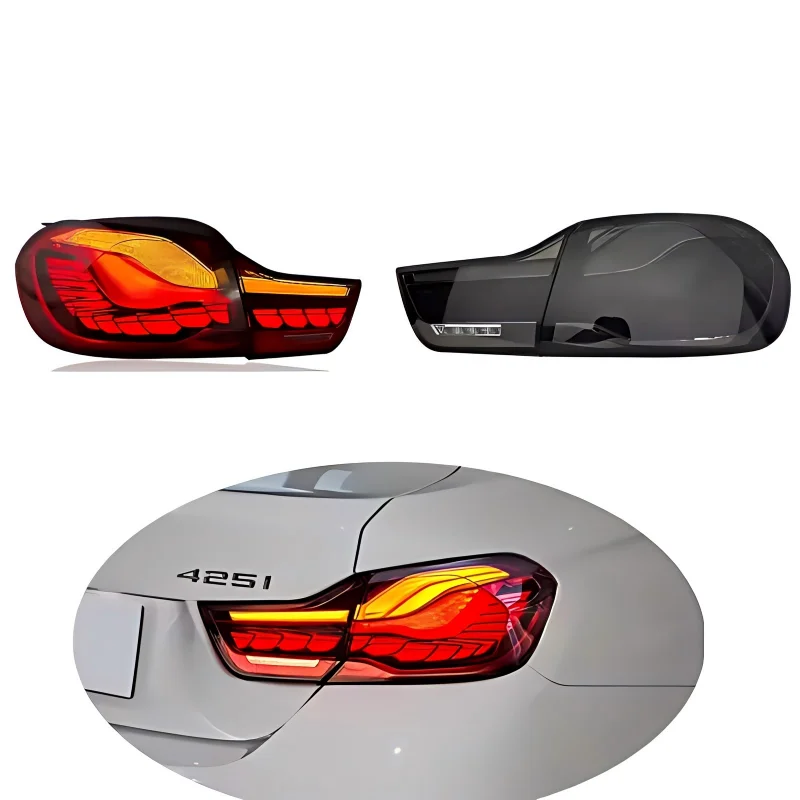 HCBM LED Tail Lights Upgraded for BMW M4 F82 F83 F86 & 4 Series F32 F33 F36 2013-2020 Dragon Scale Plug and Play Rear Lights