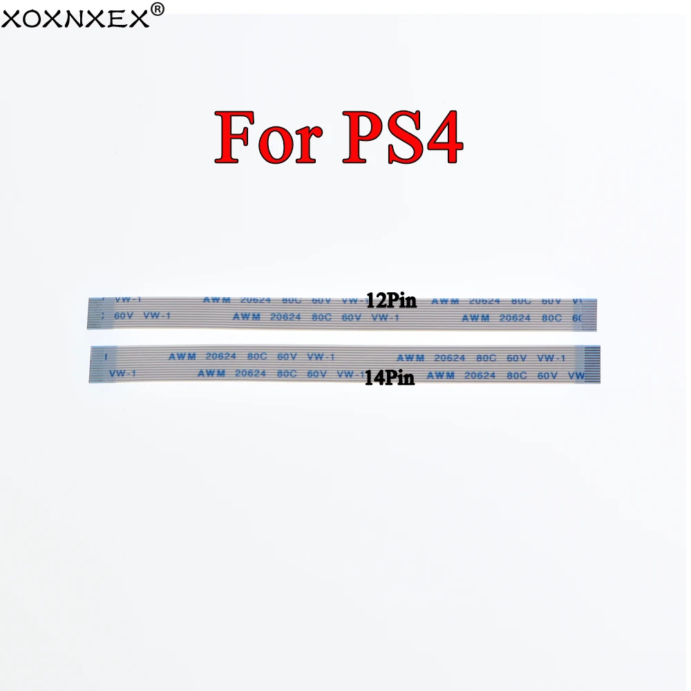 10 шт. для PS4, зарядная плата, кабель переключателя питания для Sony Dualshock 4, контроллер PS4, 12 контактов, 14 контактов, сенсорная панель, гибкий ленточный кабель, часть