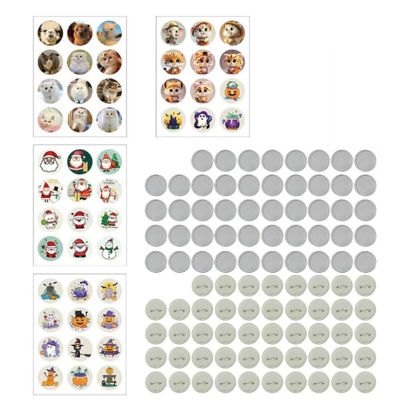 

Button Maker Machines DIY Badge Maker Press Machines for Diverses Needs and Handicraft Classes DIY Toy Badge