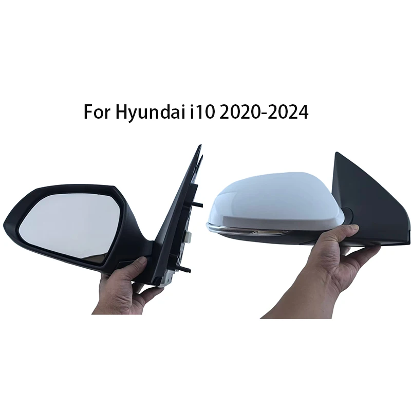 Rückspiegel-Baugruppe Elektrische Verstellung Elektrische Heizung Klappbare Linse OE 87610-K6000 87620-K6000 für Hyundai I10 2020-2024