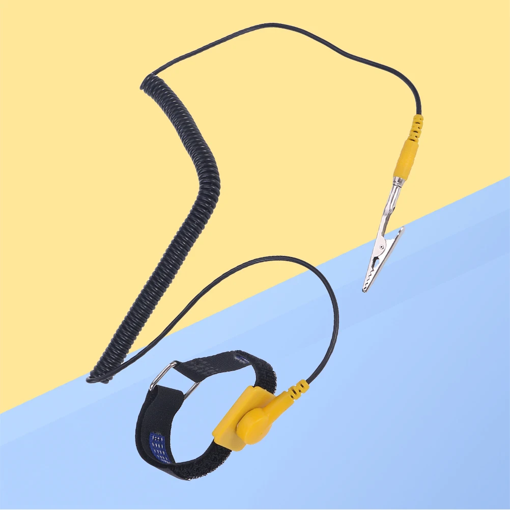 

3 PCS Anti-static Bracelet Wrist Strap with Grounding Esd Band Kit Straps Wristband Adjustable