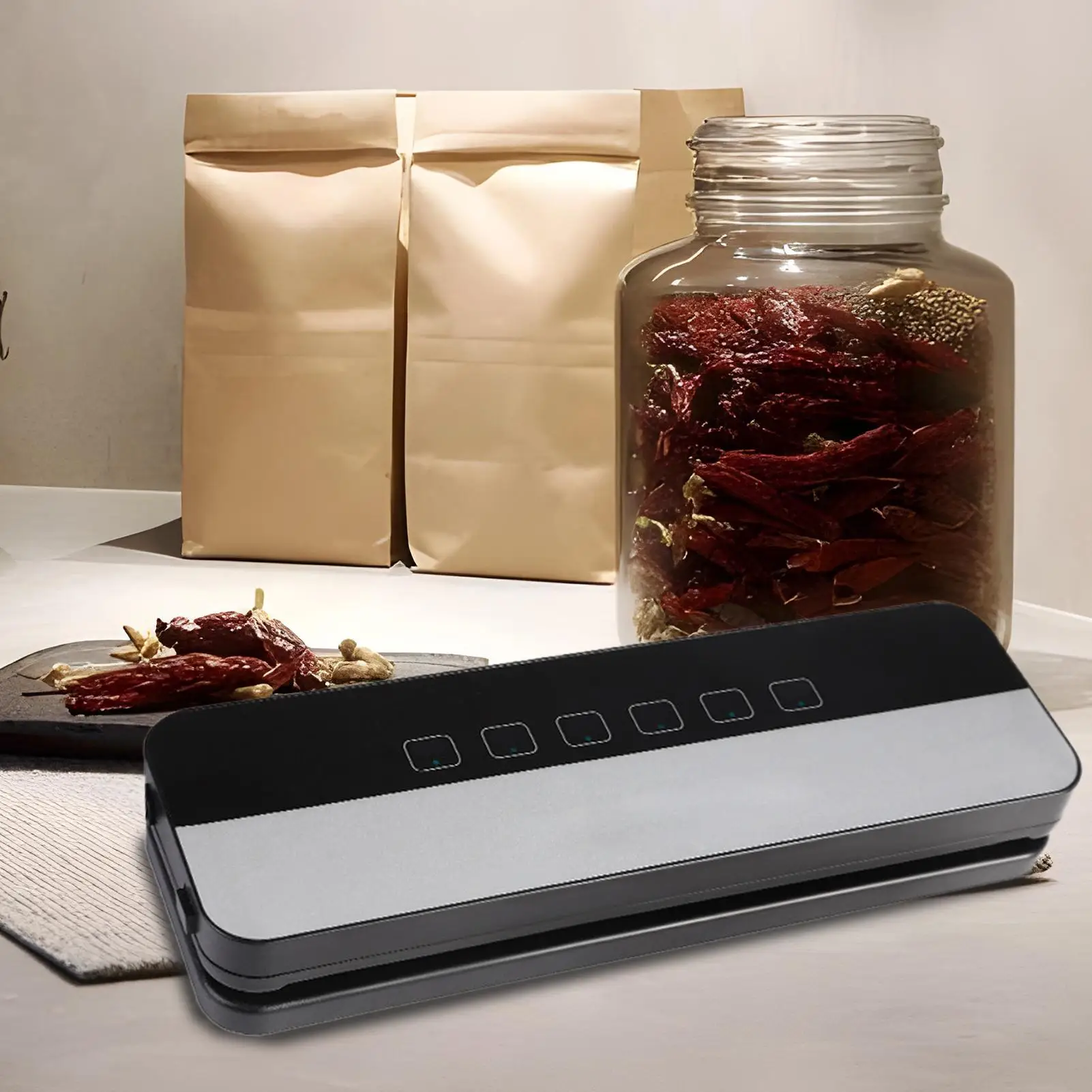 Sealing Machine Food Saver Automatic Dry Wet Modes Compact Packing For Meat Snack Leftovers Meal Prep Freezer Storage Travel