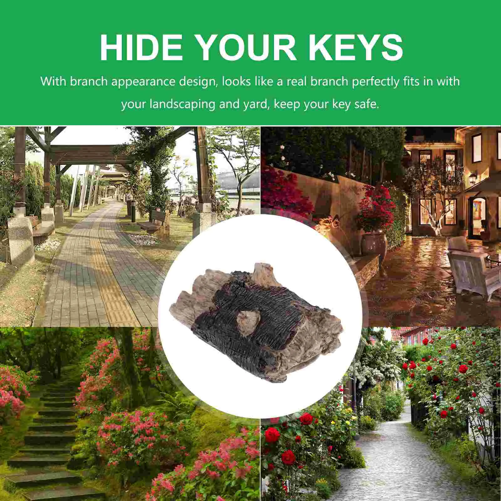 Key Simulated Stone Hider Outdoor Fake Rock Holder The Number Money Resin Garden for Spare Storage Boxes