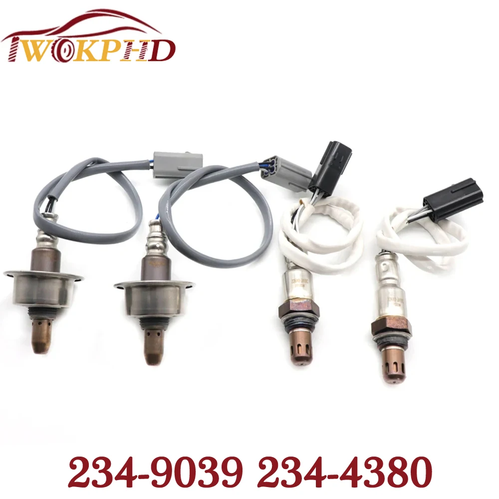 4pcs NEW 234-9039 234-4380 Front Rear Air Fuel Ratio Lambda O2 Oxygen Sensor for Nissan Sentra Versa Cube 1.8L 2.0L 2008 2009