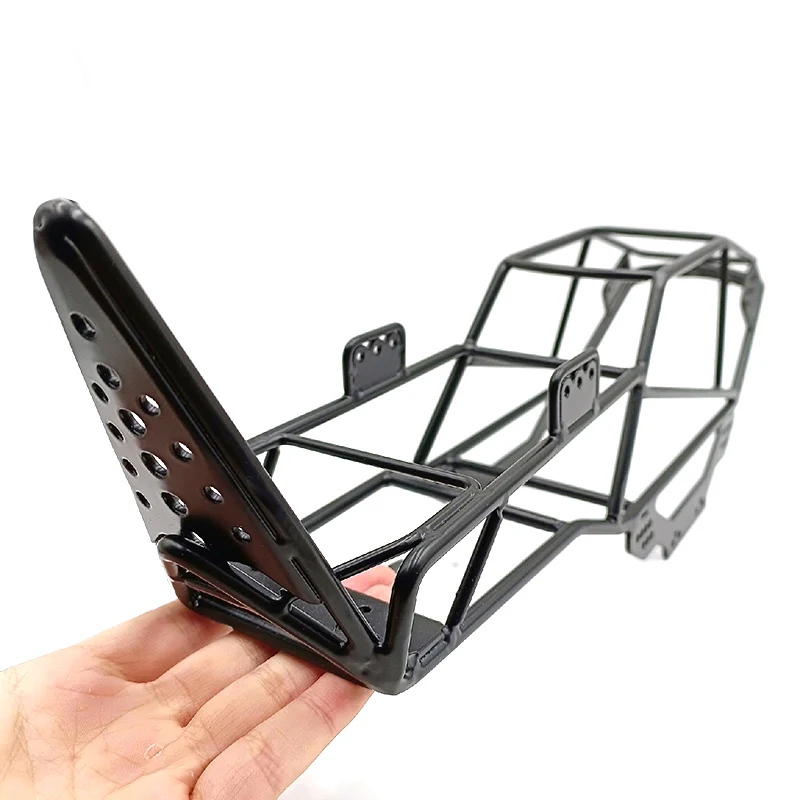 Welfare Money Metal Pig Cage Frame Welded Roll Cage for 1/10 RC Crawler Car Traxxas SCX10 90022 90027 Body Pipe Frame DIY Parts