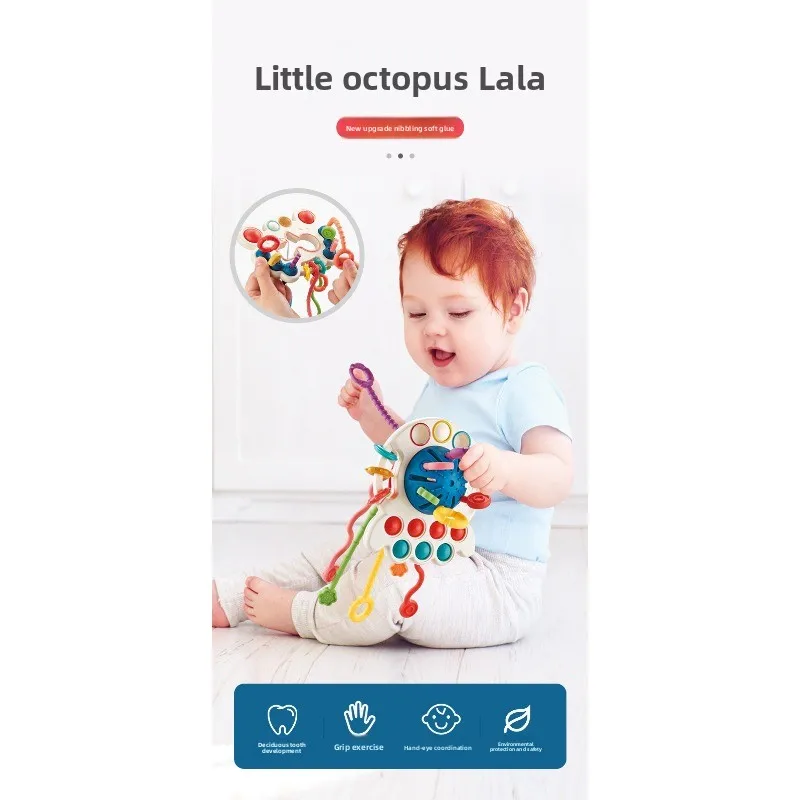 Baby Scratch Toys 0-18 Monate Neugeborene Lala Scratch Babyrassel
