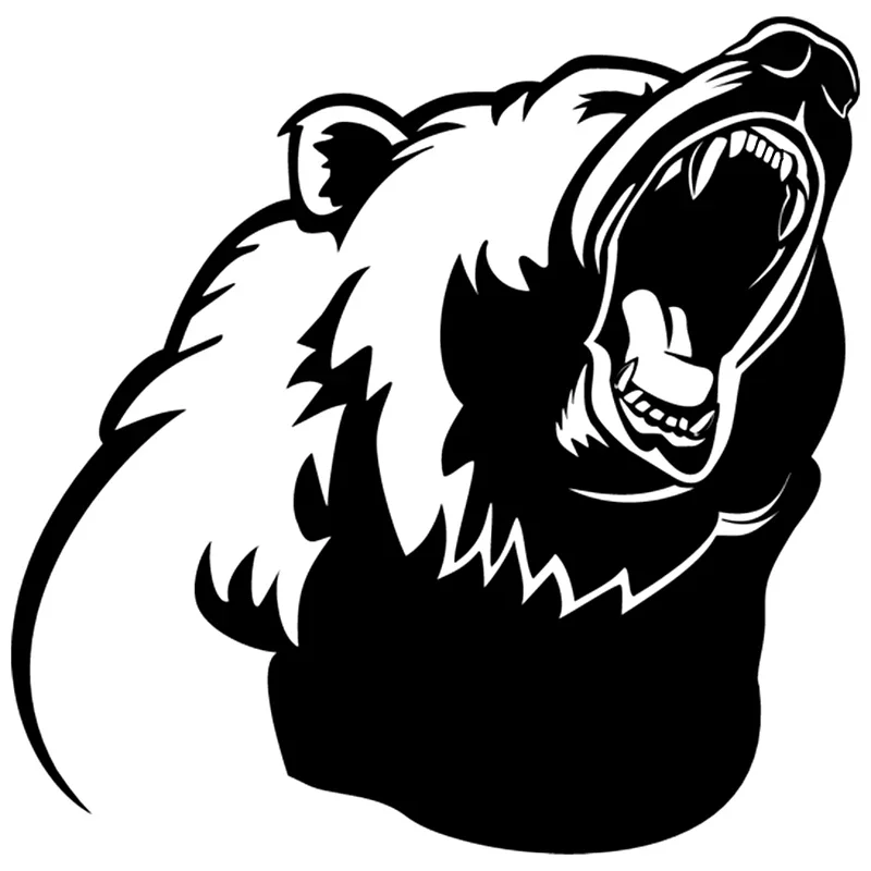 Car Sticker Various Sizes Funny Bear  Vinyl Decal Car Auto Stickers for Car Bumper Window Car Decorations Decals,20cm*20cm