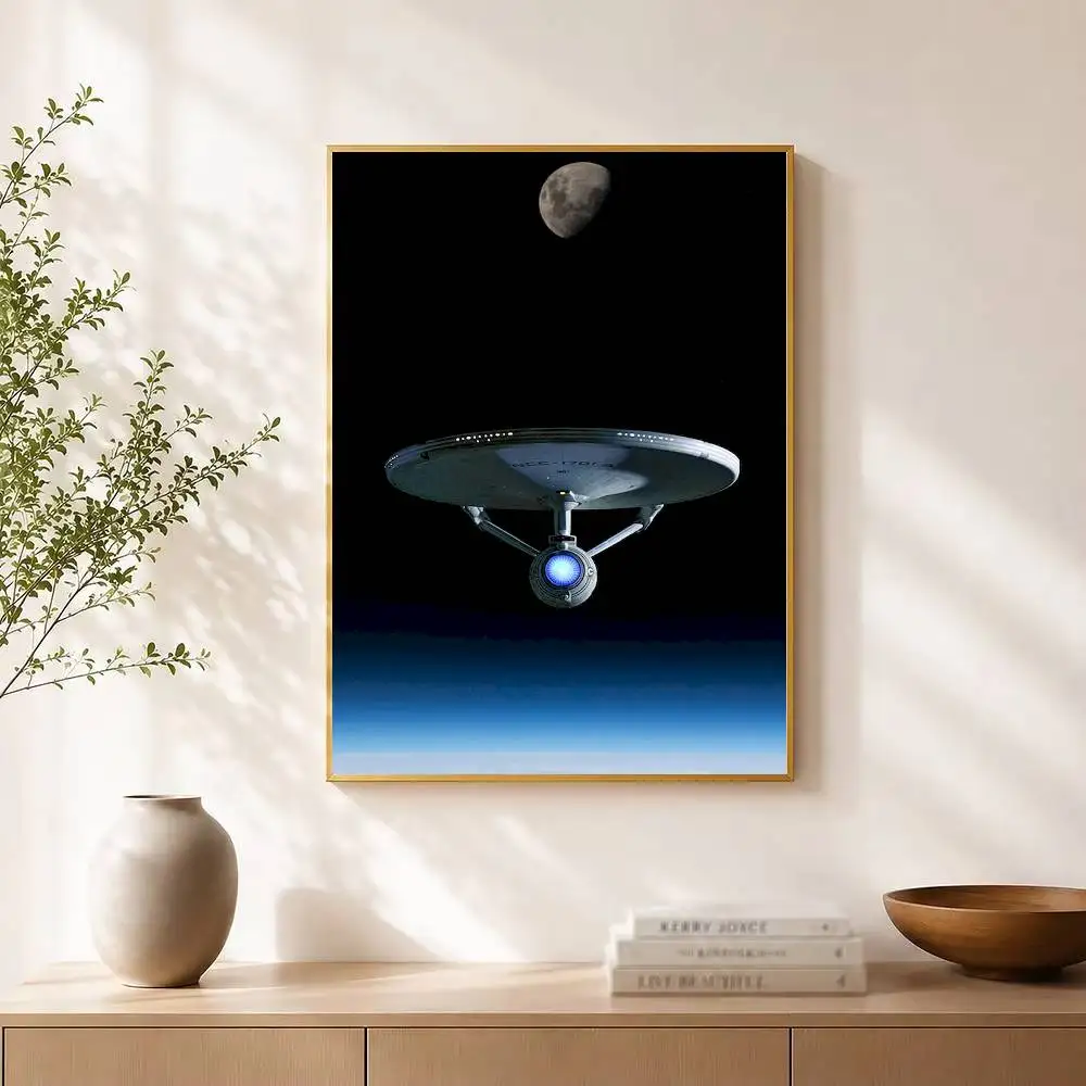 TV S-Star T-Trek Cool Poster Waterproof Wall Art Sticker For Bar Living Room Vintage Decor High Quality Print Gift view 4