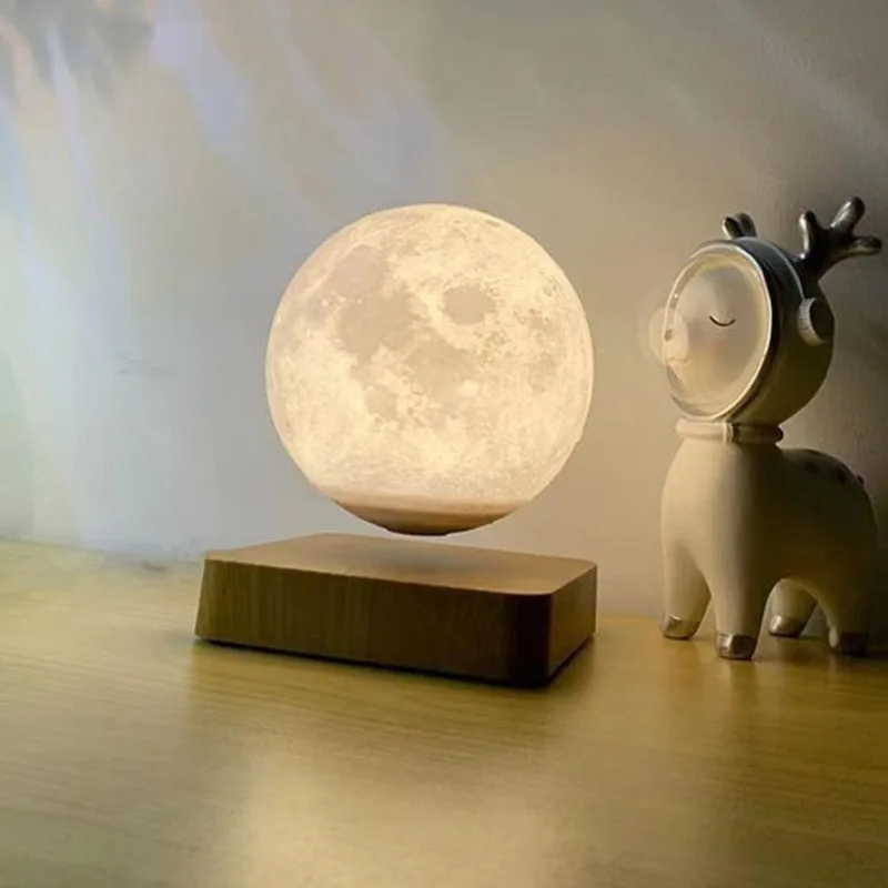 

Maglev moon light, desktop ornament 3D creative atmosphere night light