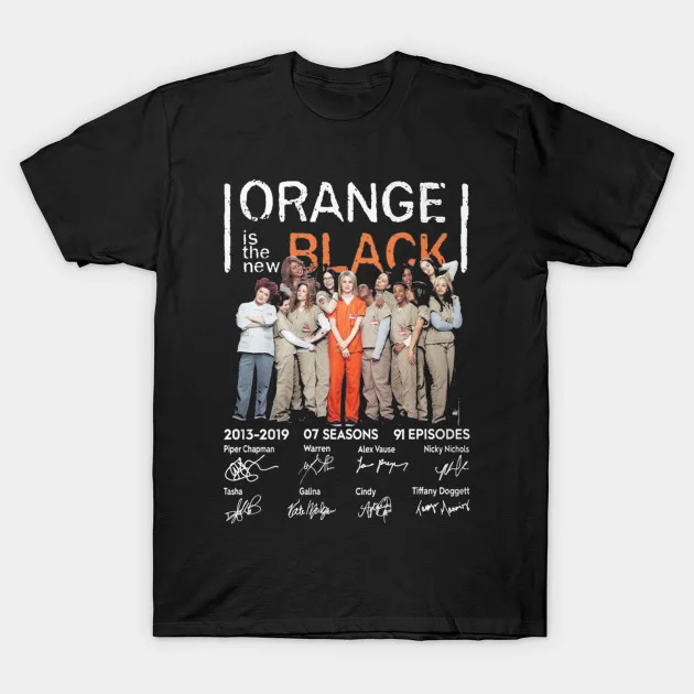 Orange Is The New Black T-Shirt Unisex T-shirts for Men Women Summer Tees Cotton Luxury brand vintage oversized