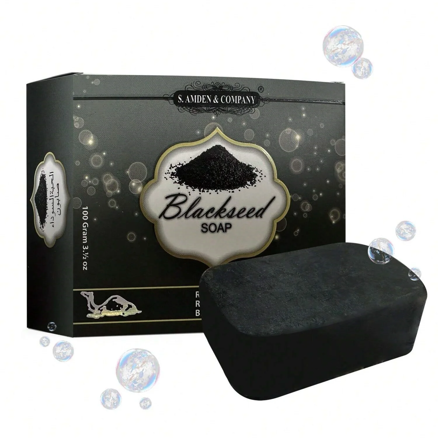 Universal Black Soap Gently Cleanses The Skin Cares Natural Ingredients Nourish The Skin For Facial Cleansing Body Bathing Gift