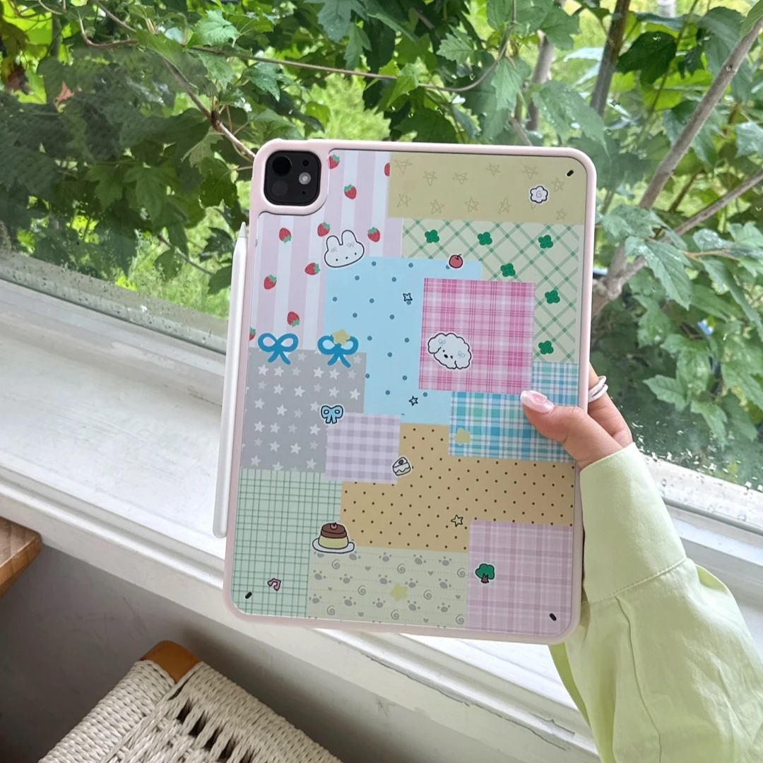 Voor iPad A16 11e Gen 2025 Air 11 4 5 2024 M4 Pro 11 Cover iPad 10e 10.9 10.5 10.2 inch 9e 8e 7e generatie Mini 6 7 Case