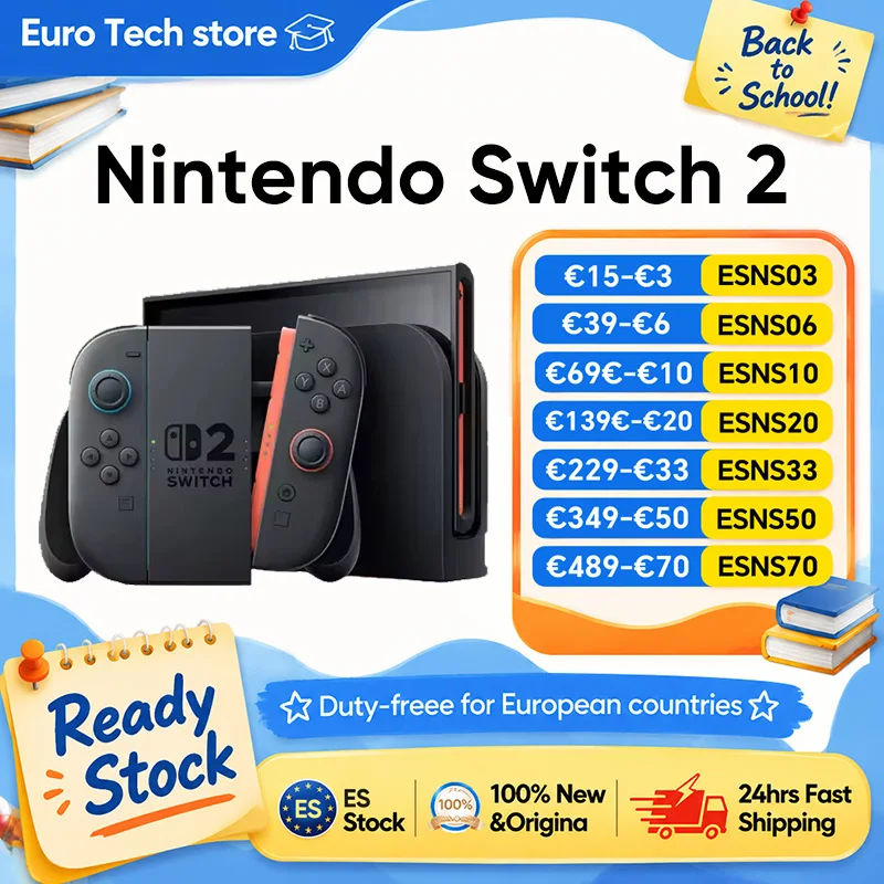 Nintendo Switch 2 7.9'' Screen Joy‑Con Handle Enhanced Audio