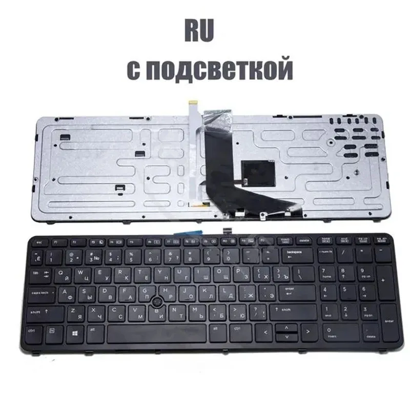 For HP ZBook 15 G1 15 G2 ZBOOK 17 G1 17 G2 Russian RU backlit keyboard