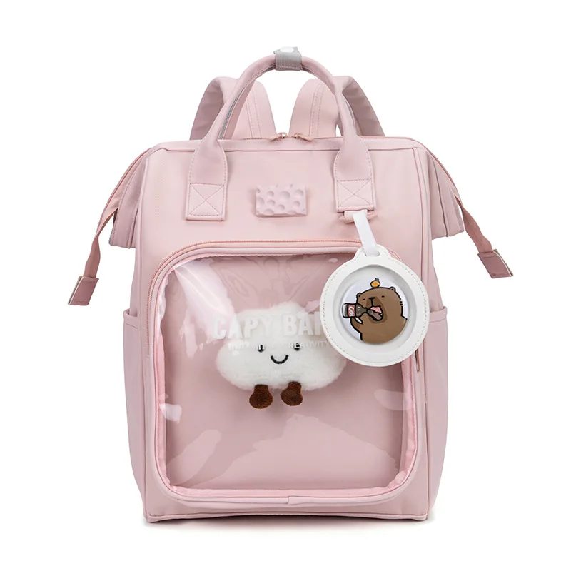 Transparent Backpack Women Kawaii Harajuku Schoolbags for Teenage Girls Bookbag Fashion Y2k Bags Back Pack Mochilas