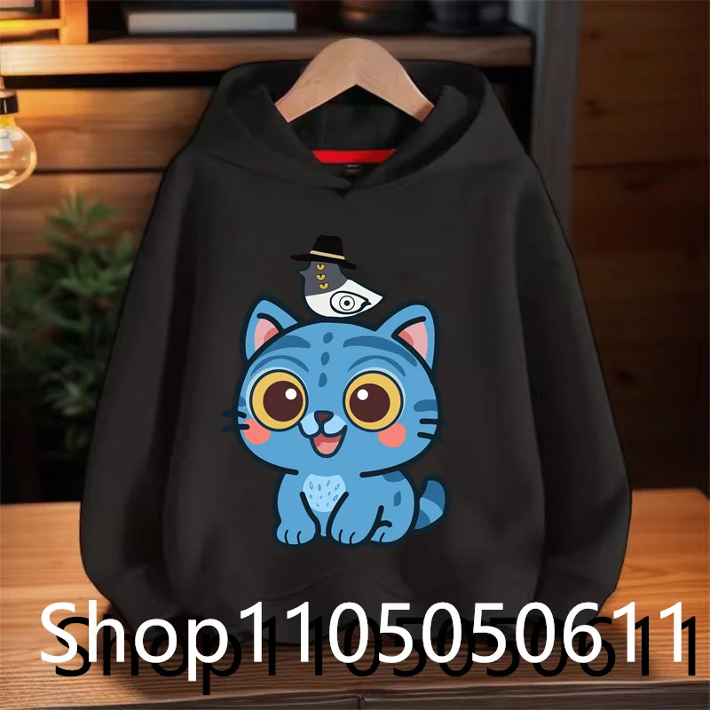 2025 KPop الشيطان هنتر هودي موضة رومي ملابس رياضية هوديي لطيف كم طويل الخريف الفتيان والفتيات الكرتون Y2K هوديي ملابس رياضية