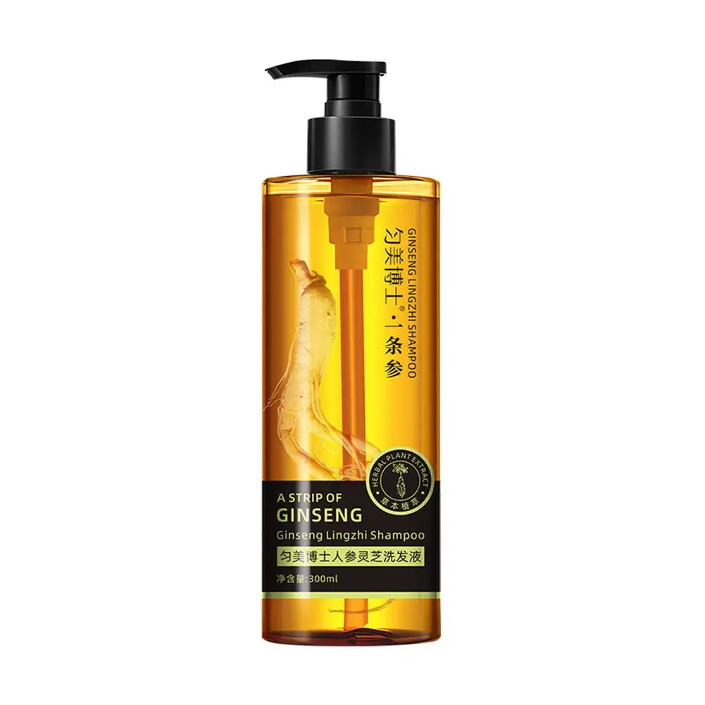 Shampooing magique efficace 28 jours, cheveux blancs à cheveux noirs, ginseng ganoderma, T1E3