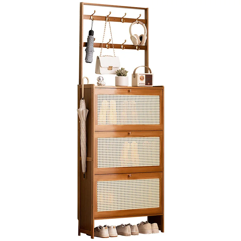 

Household door shoe cabinet high vertical home integration