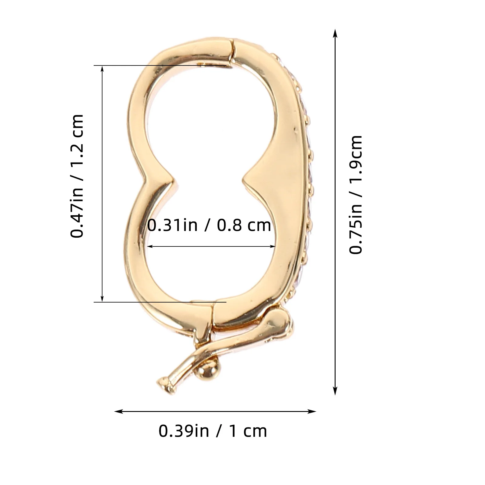 

2pcs Pearl Enhancer Clasp Necklace Chain Clasps For Diy Jewelry Making Bracelet Clasps Jewelry Findings Copper Buckles