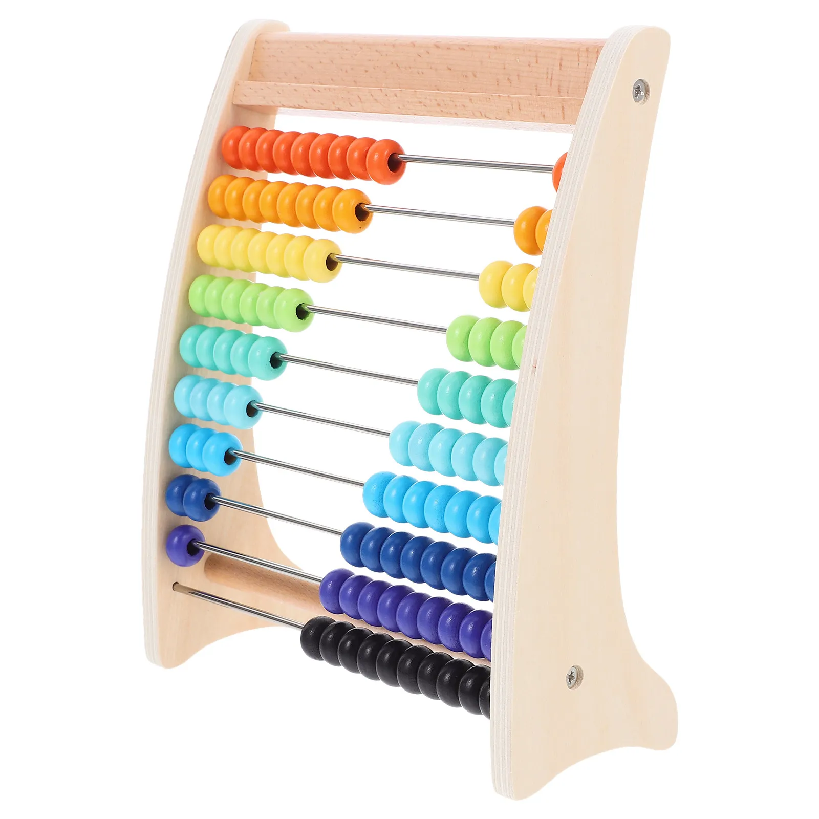 Set di Abaco in Legno per Bambini, Strumento Educativo per Calcolo e Aritmetica, con Perline per Migliorare le Abilità Matematiche