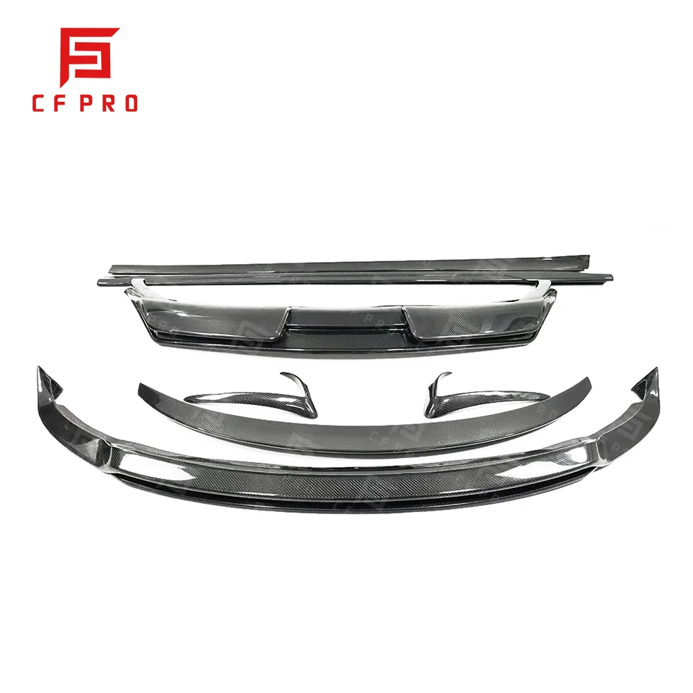 For Tesla Model 3 ART Front Lip Rear Diffuser Body Side Skirt Kit Spoiler High Quality Carbon Fiber Accessories