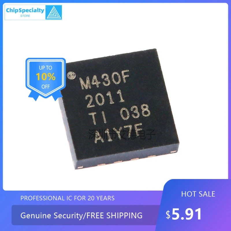 Original MSP430F2011IRSAR M430F2011 16-bit mixed signal microcontroller QFN16