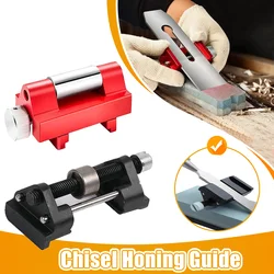 Chisel Honing Guide Stainless Steel Adjustable Jig Guide Tool for Metal Wood Chisel Abrasive Sharp Fixed Angle Sharpener Kit