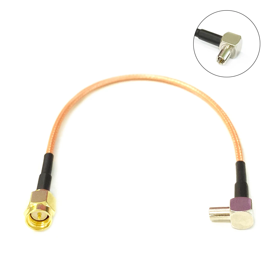 3G USB Modem TS9 Sudut Kanan Ke SMA/FME/F/TNC Laki-laki Perempuan Kabel Pigtail RG316 15Cm Kawat Terminal Konektor Baru