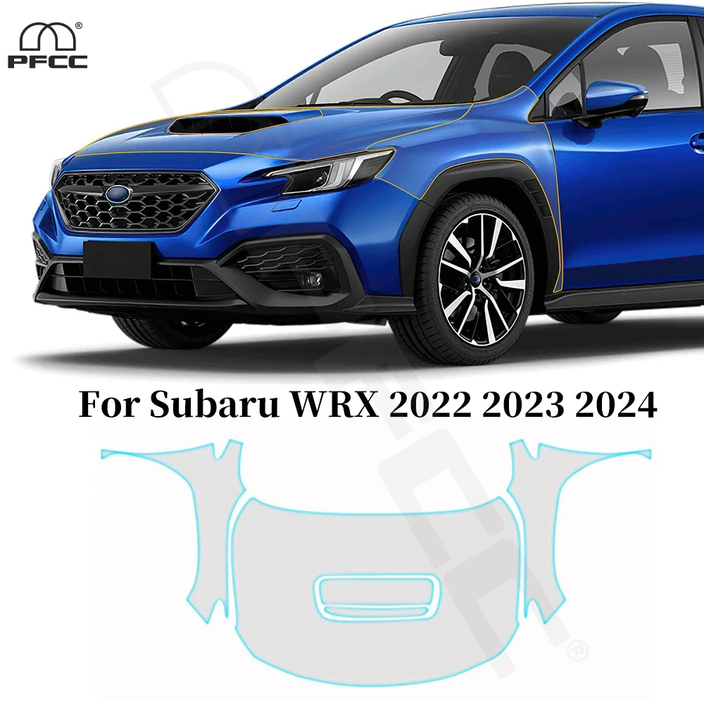 

For Subaru WRX 2022 2023 2024 Clear Bra TPU Anti-Scratch Paint Protection Film Car Full Set Pre-cut PPF Anti-Scratch Resistant